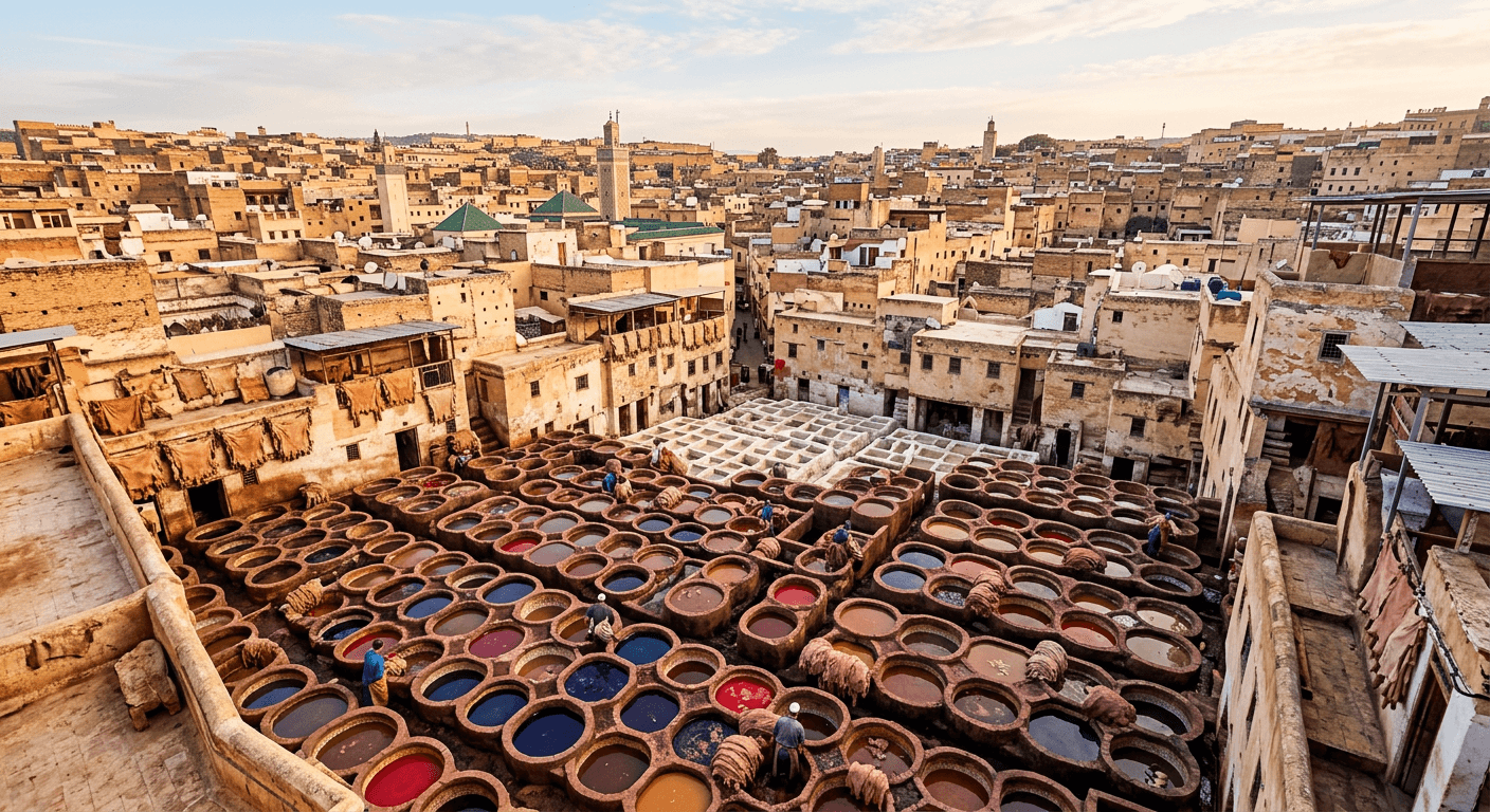 Artisan tanneries of the Fez medina